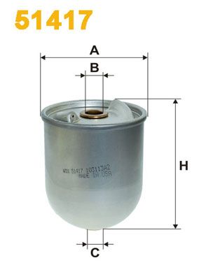 WIX FILTERS Масляный фильтр 51417